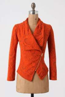 Anthropologie   Paisley Gust Sweater Jacket  