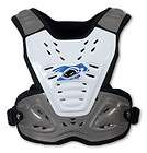 CHEST PROTECTOR,MOTOC​ROSS, ADULT,SILVER, WH & BLK,NEW 