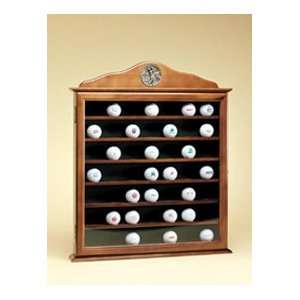  63 Ball Cabinet Maple Honey Oak