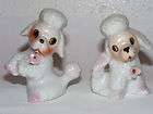 Porcelain Dog Figurines 1 Occupied Japan Poodle Shepa  
