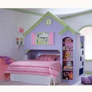  Painted Doll House Loft Twin Over Full Toys & Games