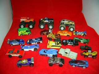 Hot Wheels Car Lot 22 from 1970 to 2009 Monster Jam Volkswagon tractor 