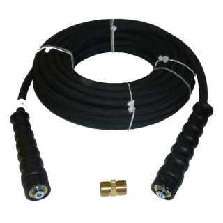 50 3500 PSI Extension / Replacement Hose for Pressure Washers, Black 