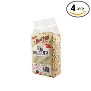 Bobs Red Mill Barley Rolled Flakes, 16 Ounce (Pack of 4)  