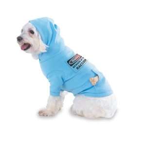 BEWARE OF THE RACCOON Hooded (Hoody) T Shirt with pocket for your Dog 