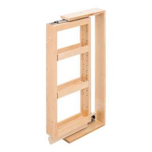 Base Cabinet Filler Pullout SPICE RACK REAL WOOD  