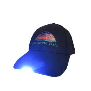 LED Headlamp Eat,Sleep,Fish Lighted Hat  Sports 