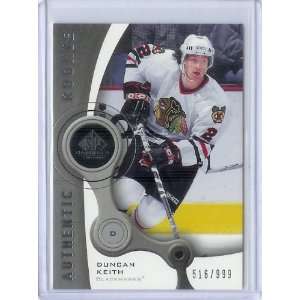  05 06 2005 06 SP Game Used Rookies #114 Duncan Keith 