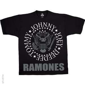  The Ramones Hey Ho Lets Go T Shirt (Black), M Sports 