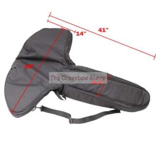 Black Padded Canvas Carrying Case for Hunting Crossbows  