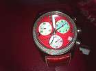 AQUA MASTER MENS WATCH WITH DIAMONDS,BEAUT​IFUL RED COLOR PRICED 