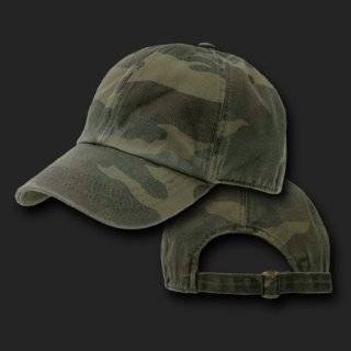 Camouflage Polo Style Adjustable Unstructured Low Profile Baseball Cap 