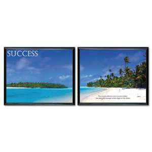  New Success Framed Motivational Print 30w x 24h Case 