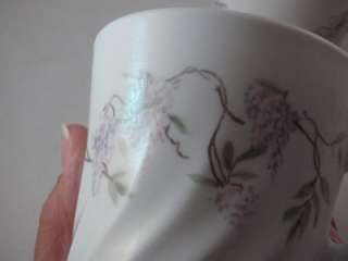 Corning Corelle Wisteria Coffee Tea Mug Cup Purple Flowers  