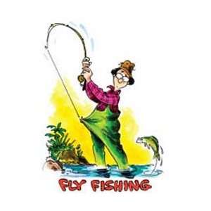  T shirts Homor Novelty Fly Fishing L 