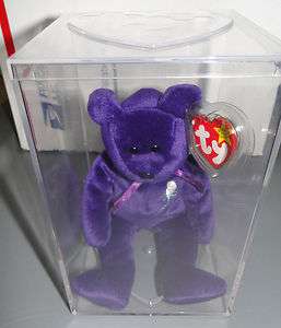 Ty Beanie Baby Princess in Case Retired Rare Mint w/Tags and protector 