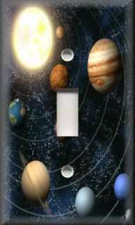 Light Switch Plate Cover   Outer Space   Solar System  