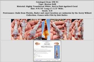 ARROWHEAD FLORIDA 4 9/16 MARION DRILL G 8 w COA GW41  