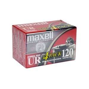  Maxell 120 Minute Audio Cassette Tapes 4 Pack Ideal For 