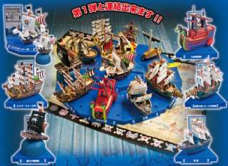 POPY One Piece Pirates Super Ship Trading figure P2 x6  
