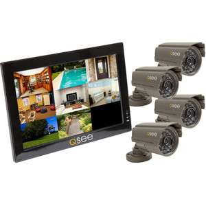 See 8 Channel 10 LCD Security System H.264 DVR w 4 CCD Cameras 