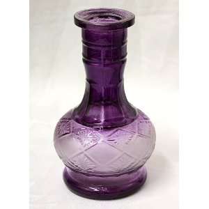  EXOTIC PURPLE Genie Hookah Vase   8 Quality Glass Base for Huka 