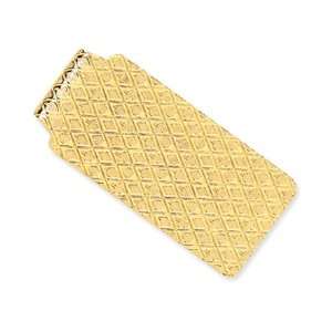  Playing Card Suits Money Clip in 14 Karat Gold Jewelry