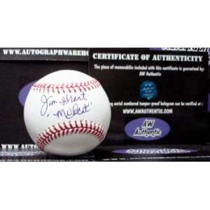 Jim Grant Autographed Baseball   Mudcat 