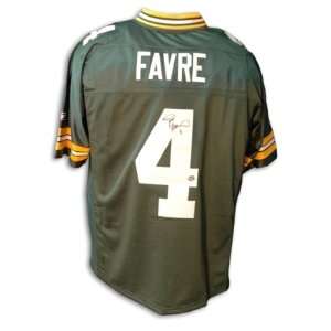 Brett Favre Signed Packers Reebok Green Jersey  Sports 