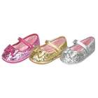 IM Link Gold Glitter Mary Jane Bow Infant Baby Girls Dress Shoes Size 