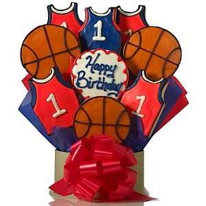  Basketball Fan Gift   Sport Cookie Bouquet Kitchen 