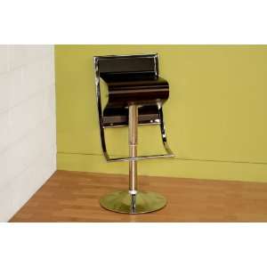   Interiors BS 322 Kori Adjustable Barstool in Brown, Furniture & Decor