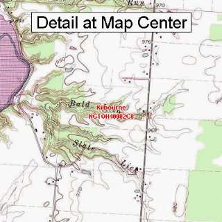 USGS Topographic Quadrangle Map   Kilbourne, Ohio (Folded/Waterproof 