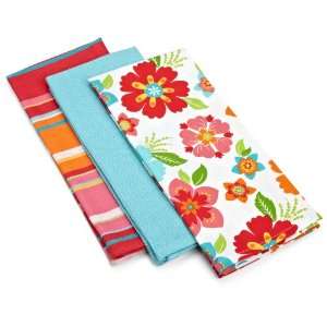  DII Flower Fiesta Dishtowels, Set of 3