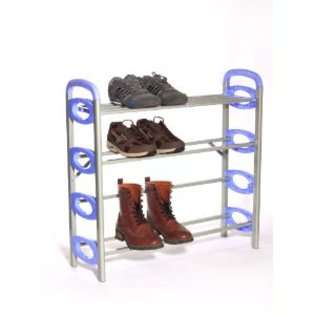   Home Essential   4 Shelf Metal Shoe Utility Rack   4 Shelves at 