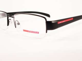 PRADA ps 55 AV Black 51 17 1B0101 eye glasses spectacles frames 