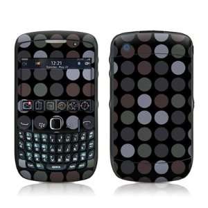  Big Dots Grey Design Skin Decal Sticker for Blackberry Curve 