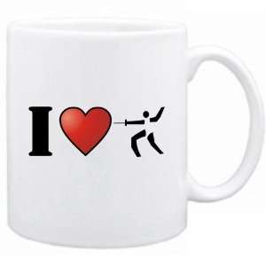  New  I Love Fencing  Mug Sports