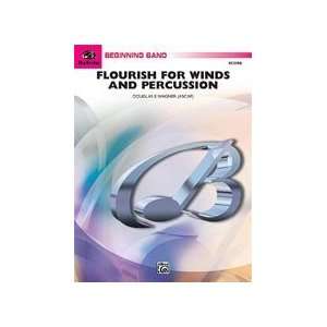  Flourish for Winds and Percussion Conductor Score Sports 