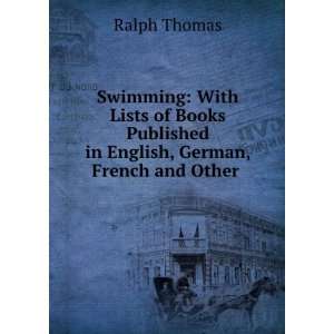  Swimming With Lists of Books Published in English, German 
