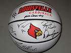 Louisville Cardinals 1986 Team Signed Basketball Champs Pervis Ellison 