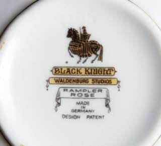 Black Knight Rambler Rose 3 cream soup sets 4145  