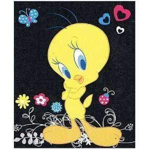  Looney Tunes Tweety Blanket Queen Size Soft Plush Throw 