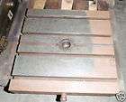 SLOTTED STEEL TABLE Cast Iron Pallet 16 square