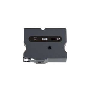  Brother P Touch TX 3351 Laminated Tape. .50IN WHITE/ BLACK 