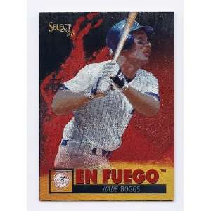  1996 Select En Fuego #15 Wade Boggs New York Yankees 