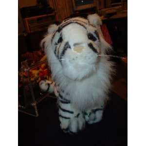  LOVEABLE HUGGABLE FRIEND STUFFED WHITE TIGER Toys & Games
