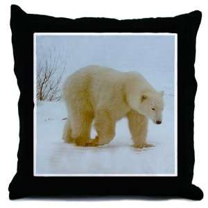  Polar Bear Pets Throw Pillow by 