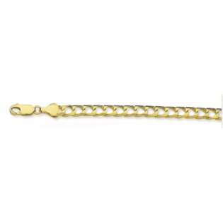   14K YELLOW GOLD SQUARE CUBAN LINK CHAIN, 4.5MM WIDE 30 