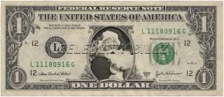 Santa Claus Dollar Bill Real $$ Celebrity Novelty Collectible Holiday 